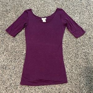 Wet Seal Purple Half Sleeve top- size small!